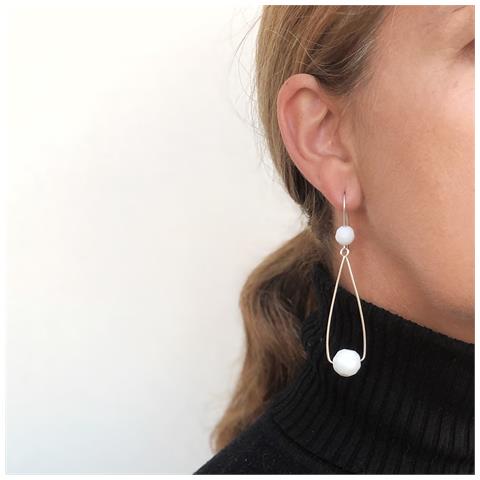 Ciondolo In Argento E Cristallo Balance In Argento Sterling - Foto 2