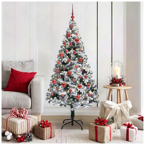 Albero di Natale artificiale con 150 LED Verde 150 cm - Foto 2