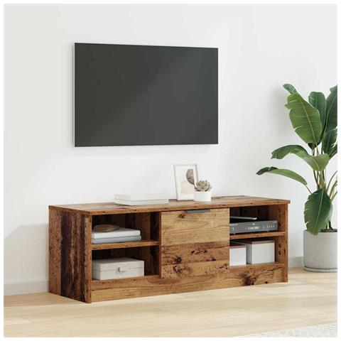 Mobile TV Legno vecchio 102 x 35 x 36,5 cm Legno multistrato - Foto 2