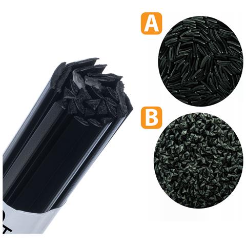 Saldatura Plastica Pp+t40 Nero 50g - Alta Qualità, Granuli Puri | Drut 42 Cm, Mix Forme | Per Auto: Cruscotti, Luci, Paraurti - Foto 2