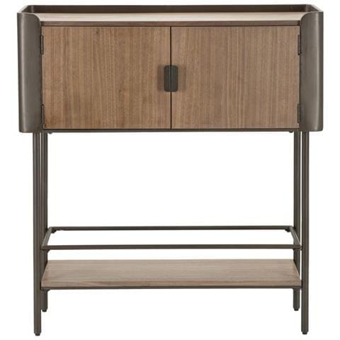 Mobiletto Toronto In Ferro E Abete Stile Industrial 100x42x110 Cm - Foto 2