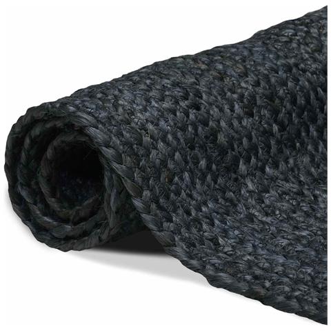 Tappeti per area Quadrato Grigio Scuro 240 x 240 cm Juta - Foto 2
