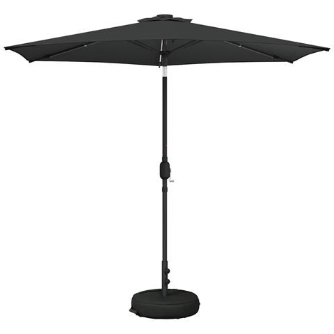 Parasol da Giardino con Luci LED 270 x 270 cm Poliestere - Foto 1