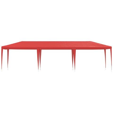 Tenda Party Rosso 900 x 300 x 255 cm PE e Acciaio - Foto 2