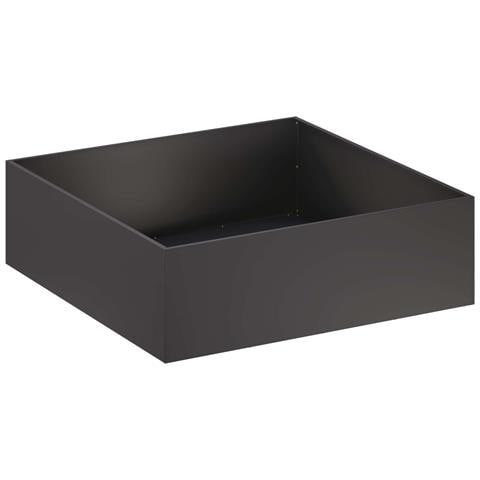 Vaso da giardino Nero 100 x 100 x 30 cm - Foto 1