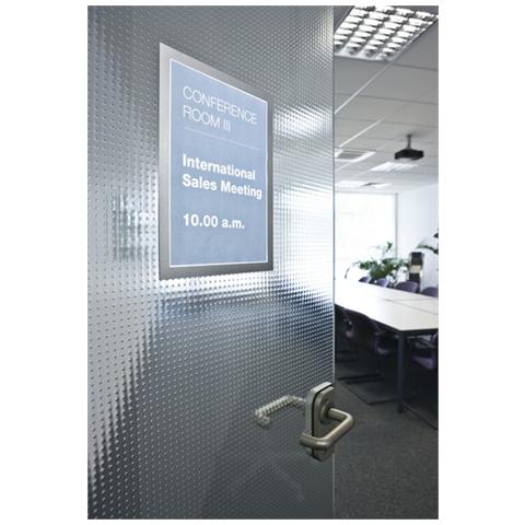 confezione da 2 pezzi - cornice magnetica duraframe a4 21x29,7cm silver - Foto 2