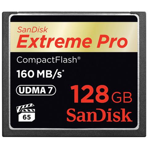 128GB Extreme Pro CF 160MB /s CompactFlash - Foto 1