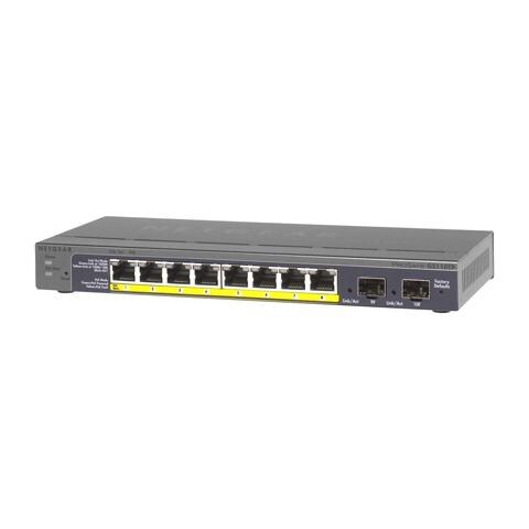 Switch ProSafe GS110TP-200EUS Gestito 8 Porte Gigabit Ethernet PoE 10/100/1000 Mbps +2 Gigabit SFP - Foto 6