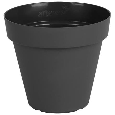 VASO CAPRI 40CM ANTRACITE - Foto 1