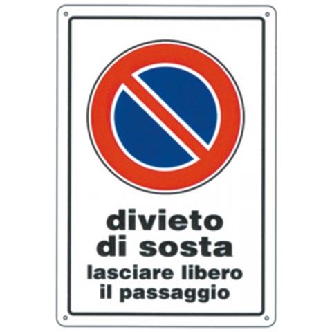Cart. "divieto Di Sosta"30x20pl - Foto 2