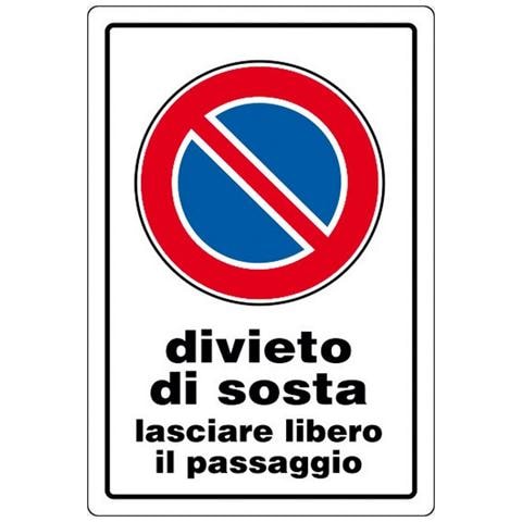 Cart. "divieto Di Sosta"30x20pl - Foto 1