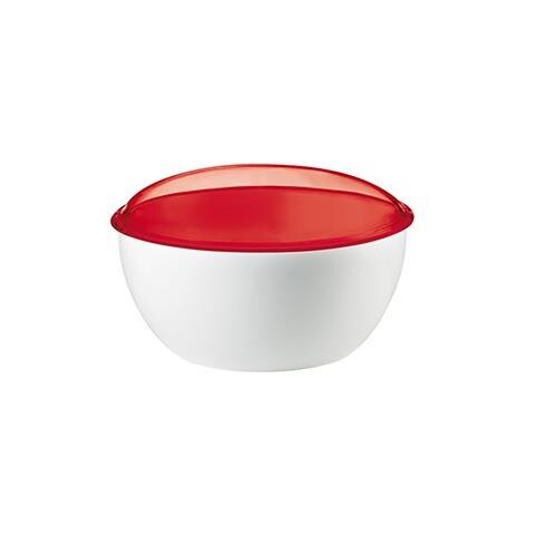Guzzini Biscottiera con coperchio col. rosso collezione Gocce Guzzini Biscottiera con coperchio col. rosso collezione Gocce