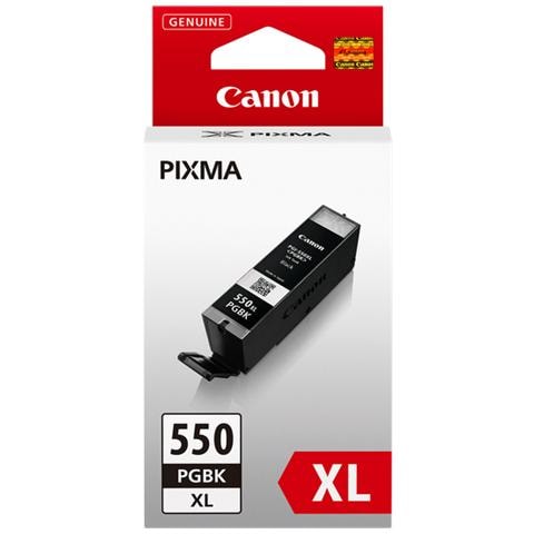 PGI-550XL Cartuccia Ink Originale Nera per Canon PIXMa iP / MG / MX925 Blister 2 pezzi - Foto 5