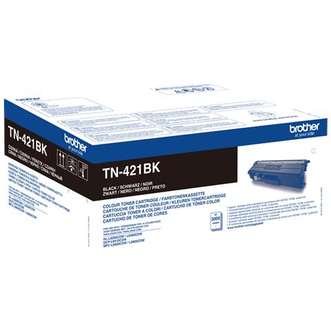 TN-421BK Toner Originale Nero per LaserJet HL-L8260CDW / HL-L8360CDW Capacità 3000 pagine - Foto 1