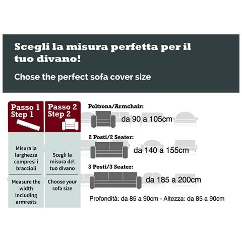 Copridivano Fodera Telo Protezione Divano Con Laccetti Fiocco Disegno Grancasa Poltrona Grigio - Foto 11
