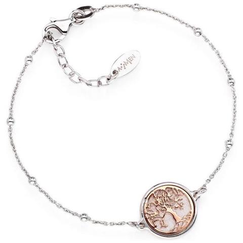 Bracciale In Argento 925 - Collezione Albero Della Vita - Colore Rodiorosè - Misura Unica - Foto 3