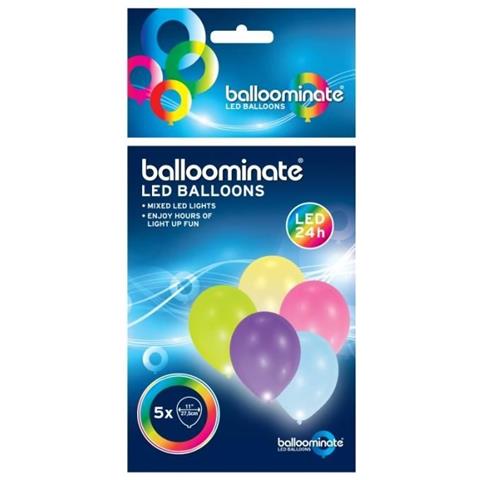 Set Di 5 palloncini Led Multicolore - Foto 1
