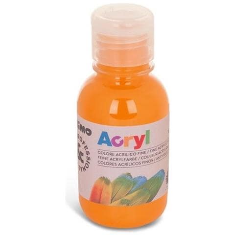 Primo - Colore Acrilico Bottiglia 125 Ml - Arancione - Foto 1
