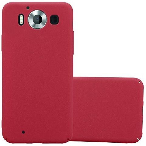 Custodia Compatibile Con Nokia Lumia 950 In Frosty Rosso - Hard Case Coperchio Protettivo In Frosted Look Contro I Graffi E Gli Urti - Foto 1