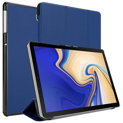 Custodia Per Tablet Compatibile Con Samsung Galaxy Tab S4 (10.5"" Zoll) T830 / T835 In Blu Scuro Jersey - Coperchio Protettiva Ultra Sottile Con Funzione Auto Wake Up E Stand - Foto 11