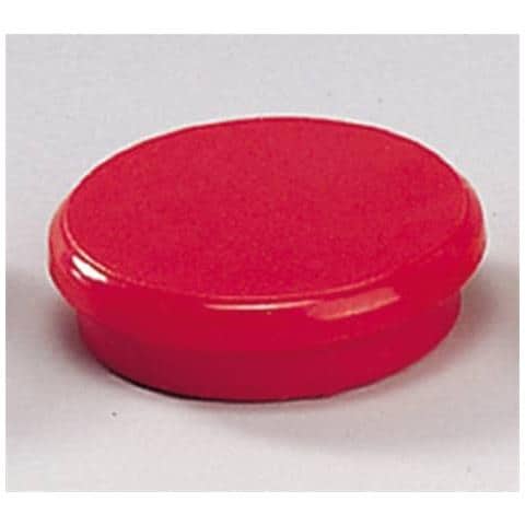 Magneti Rotondi Ø 24 Mm Rosso Conf. 10 Pezzi - R955243x10 - Foto 1