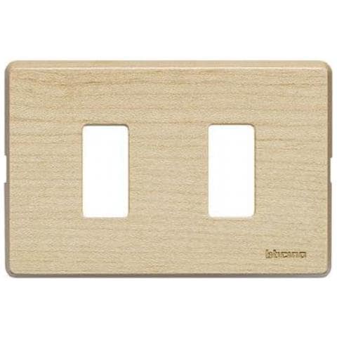 Placca 2 Fori Acero Originale Per Supporto 503r - 503/2 / lae - Foto 2