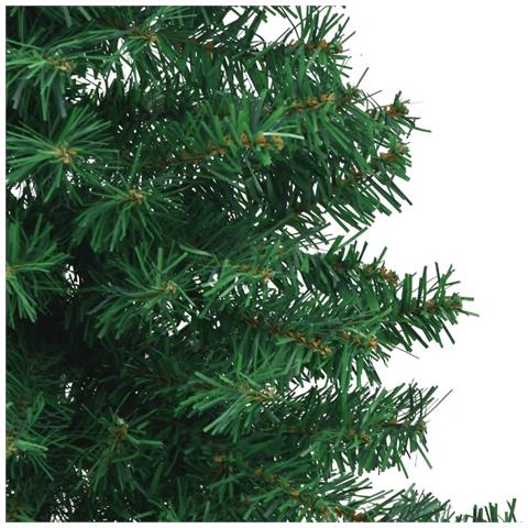 Albero di Natale per Angolo con Supporto Verde 240 cm in PVC - Foto 2