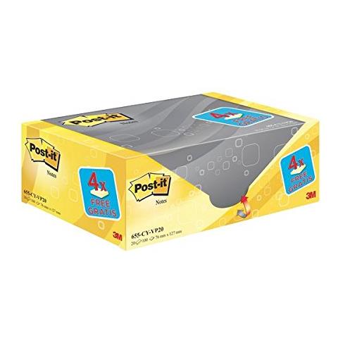 Value Pack 20 Post It Giallo 76x127 - Foto 1