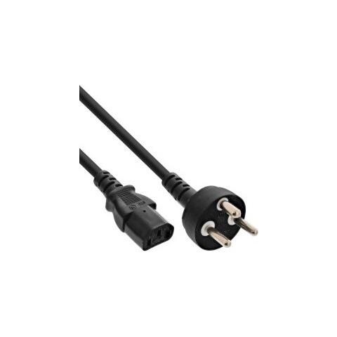 16653K 3m Spina di alimentazione di tipo K Accoppiatore C13 Nero cavo di alimentazione - Foto 1