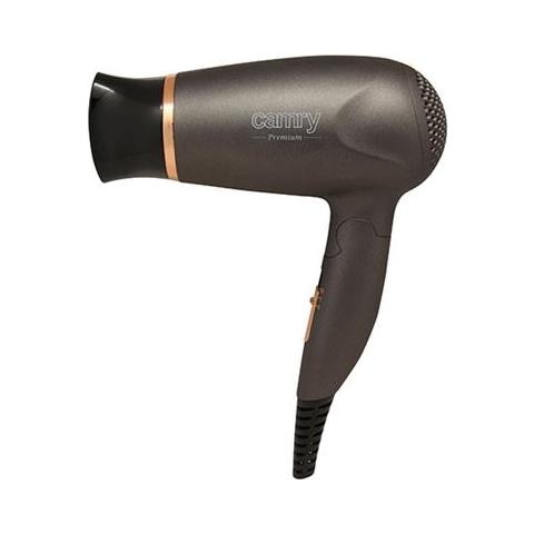 Asciugacapelli Camry Cr 2261 1400 W, Numero Di Impostazioni Della Temperatura 2, Grigio Metallizzato / oro - Foto 1