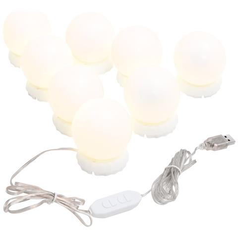 Specchio Con Luci Led 60x30 Cm Ovale In Vetro - Foto 10