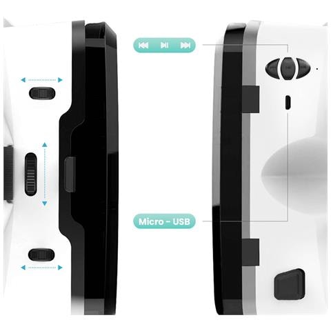 Casco Vr Shinecon G04bs Per Smartphone Realtà Virtuale 3d Con Audio Bluetooth Bianco - Foto 10