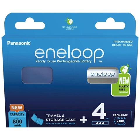 Eneloop 4xaaab - Eneloop Nimh Akku Aa Micro 800 Mah 4er-pack+ - Akku - Micro (aaa) (52362181) - Foto 1