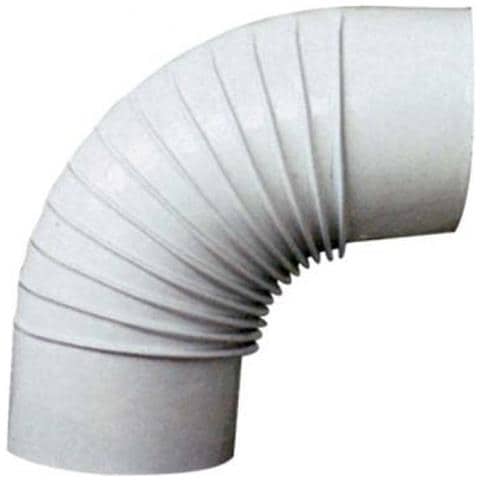 Gomito Legna 90° Classic Bianco Cm 14 - Foto 1