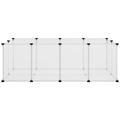 Gabbia Per Piccoli Animali Trasparente 144x74x46,5cm Pp Acciaio - Foto 2