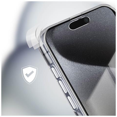 Cover 360° Per Iphone 15 Pro Retro Rigido E Fronte Infrangibile - Foto 2