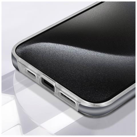 Cover 360° Per Iphone 15 Pro Retro Rigido E Fronte Infrangibile - Foto 5