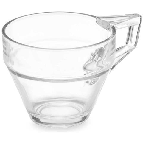 Tazza Trasparente Vetro (72 Unità) Caffè 200 Ml - Foto 3