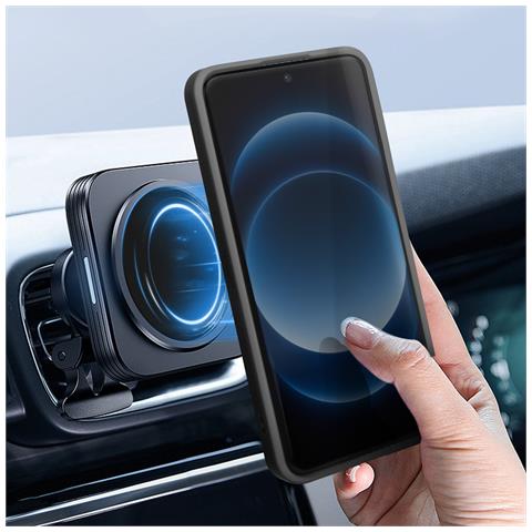 Cover Per Xiaomi 14 Ultra Anello Metallico Funzione Supporto - Foto 2