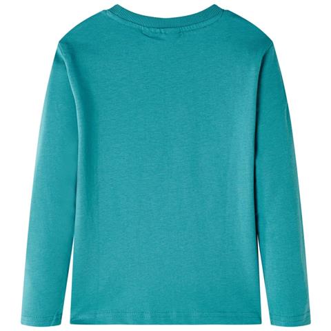 Maglietta Da Bambino A Maniche Lunghe Acqua Scuro 116 - Foto 2