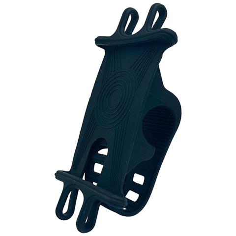 Iph01bk Universal Velo Moto Quad Rubber Strap Holder For Mobile Phone 7'' Screen Max Black - Foto 1