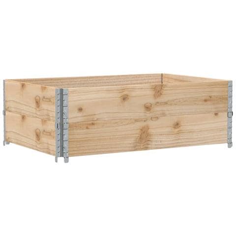 Paretali Per Pallet 2 Pz 120x80 Cm In Legno Massello Di Pino - Foto 2