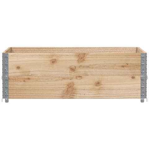 Paretali Per Pallet 2 Pz 120x80 Cm In Legno Massello Di Pino - Foto 3