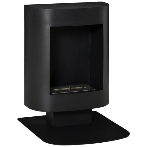 Camino A Bioetanolo Con Serbatoio Da 1.5l, Copertura Fino 20?, 46.5x53x65cm, Nero - Foto 1