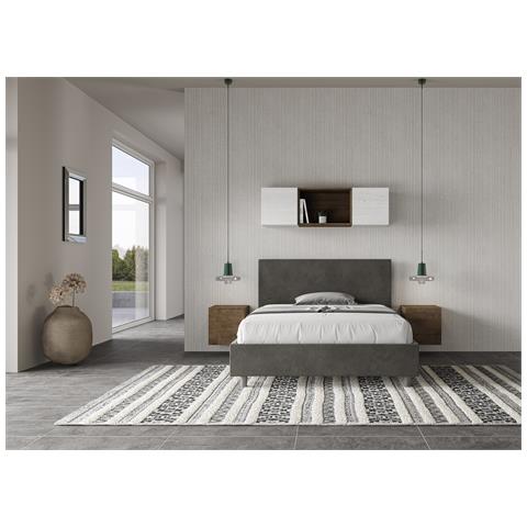 Letto Adele 150x210 Rete E Contenitore Grigio - Foto 2