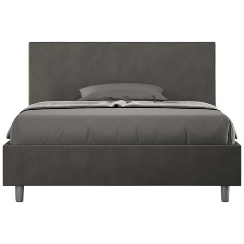 Letto Adele 150x210 Rete E Contenitore Grigio - Foto 1