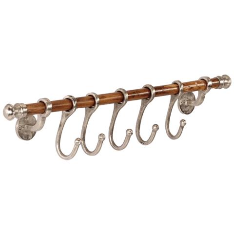 Appendiabiti A Parete 75x15 Cm In Alluminio - Foto 1