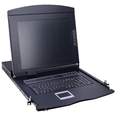 Console KVM 19'' VGA /USB con Tastiera FR Colore Nero - Foto 1