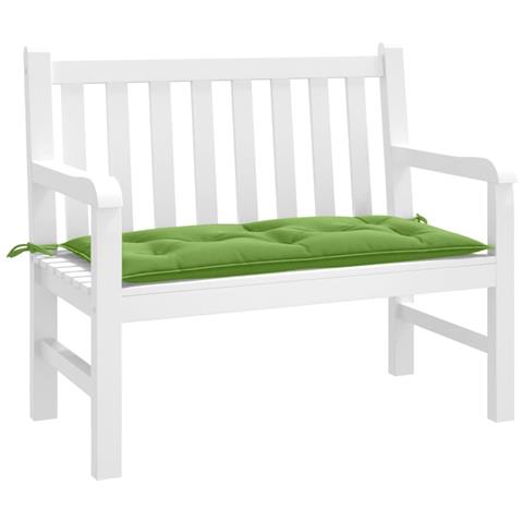 Cuscino Panca Giardino Verde Mélange 100x50x7 Cm Tessuto - Foto 1