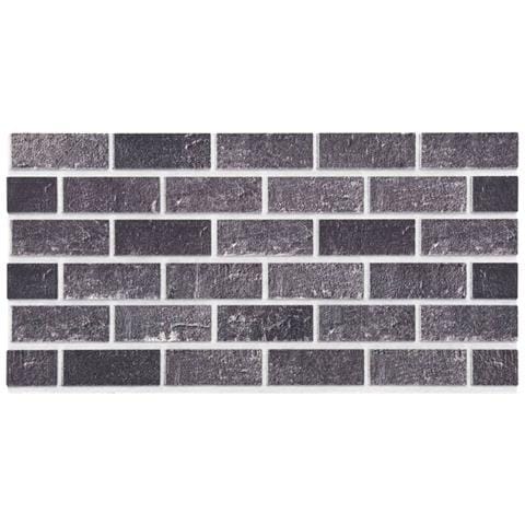 Lusso Casadino -  Pannelli Murali 3d Con Mattoni Nero E Grigio 10 Pz Eps - Foto 1